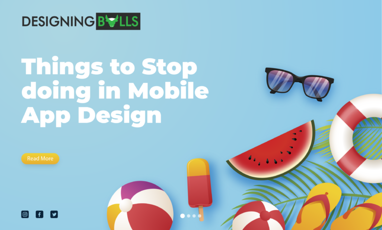 Read more about the article Things to stop doing in Mobile App Design!
